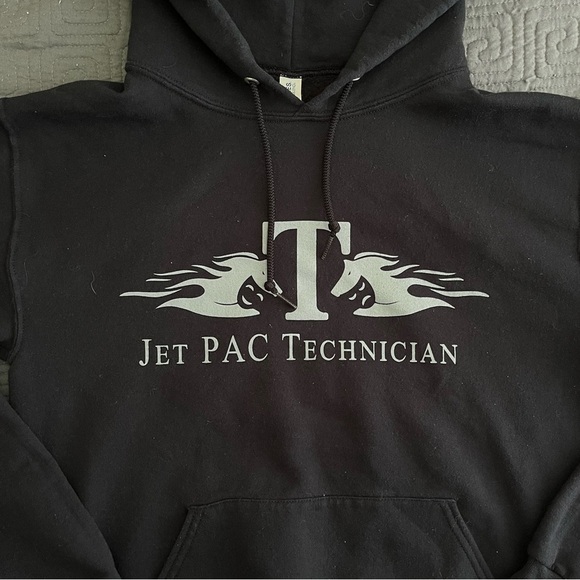 Jerzees Black Jet PAC Technician Hoodie - Picture 4 of 4